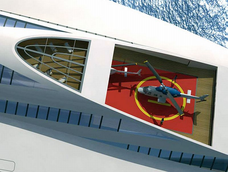 Illustration for article titled 328-Foot RAM Wing 100 Yacht Zips Along at 100 Knots